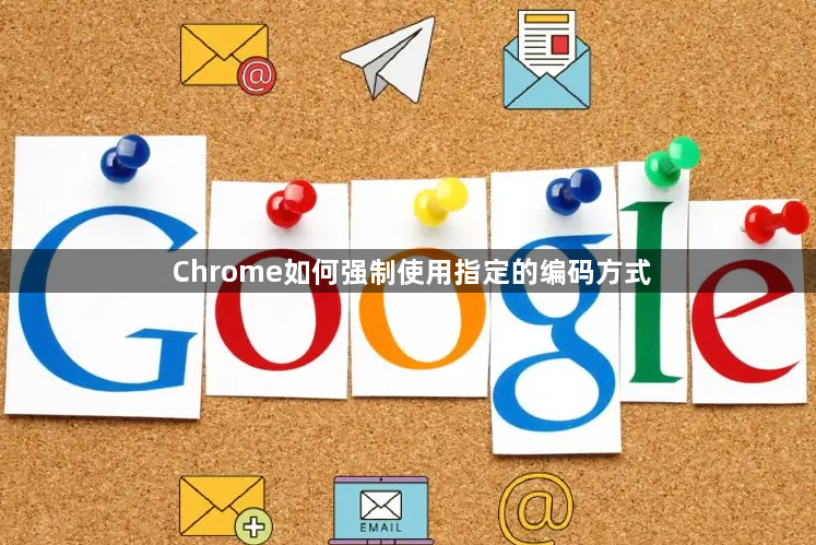Chrome如何强制使用指定的编码方式1