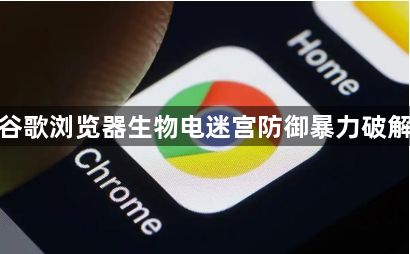 谷歌浏览器生物电迷宫防御暴力破解1