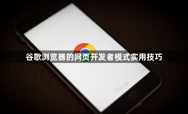 谷歌浏览器的网页开发者模式实用技巧1