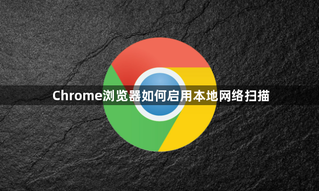 Chrome浏览器如何启用本地网络扫描1