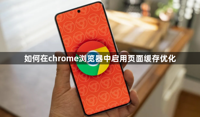 如何在chrome浏览器中启用页面缓存优化1