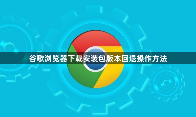 谷歌浏览器下载安装包版本回退操作方法1