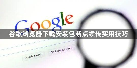 谷歌浏览器下载安装包断点续传实用技巧1