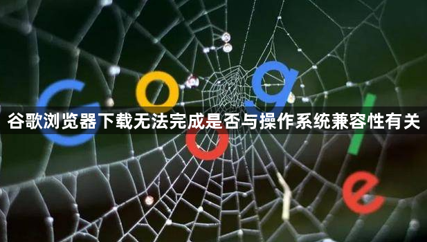 谷歌浏览器下载无法完成是否与操作系统兼容性有关1