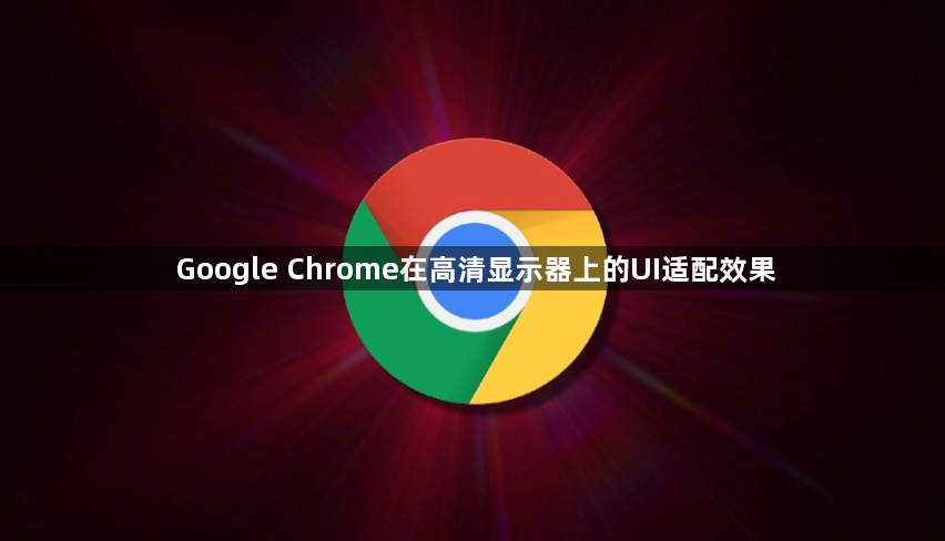 Google Chrome在高清显示器上的UI适配效果1
