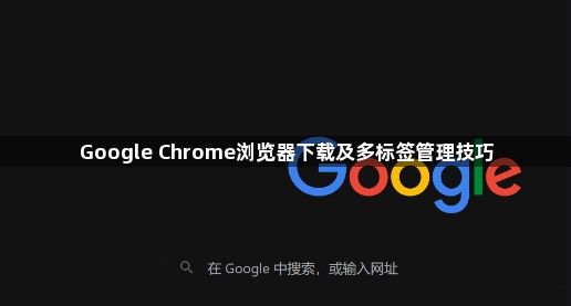 Google Chrome浏览器下载及多标签管理技巧1