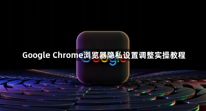 Google Chrome浏览器隐私设置调整实操教程1