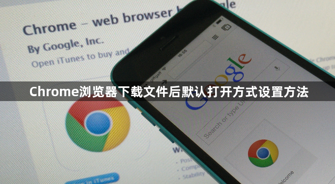 Chrome浏览器下载文件后默认打开方式设置方法1
