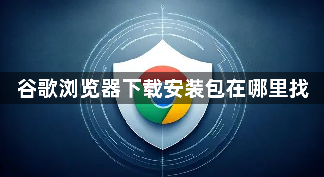 谷歌浏览器下载安装包在哪里找1