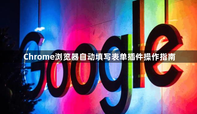 Chrome浏览器自动填写表单插件操作指南1