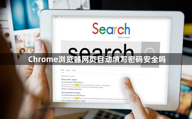 Chrome浏览器网页自动填写密码安全吗1
