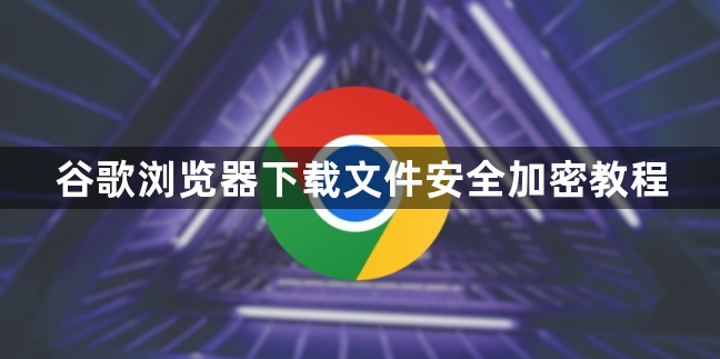 谷歌浏览器下载文件安全加密教程1