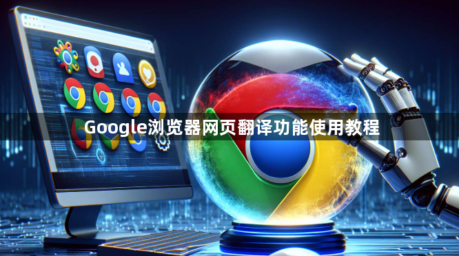 Google浏览器网页翻译功能使用教程1