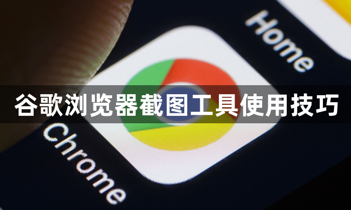 谷歌浏览器截图工具使用技巧1
