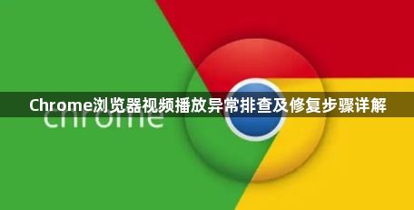 Chrome浏览器视频播放异常排查及修复步骤详解1
