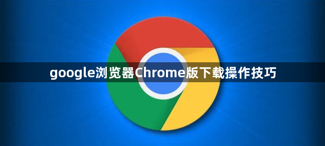 google浏览器Chrome版下载操作技巧1