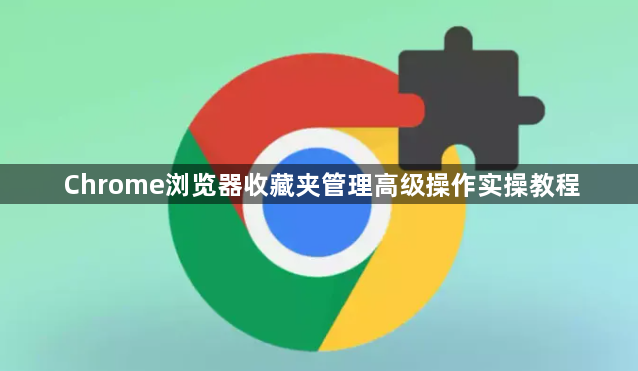Chrome浏览器收藏夹管理高级操作实操教程1