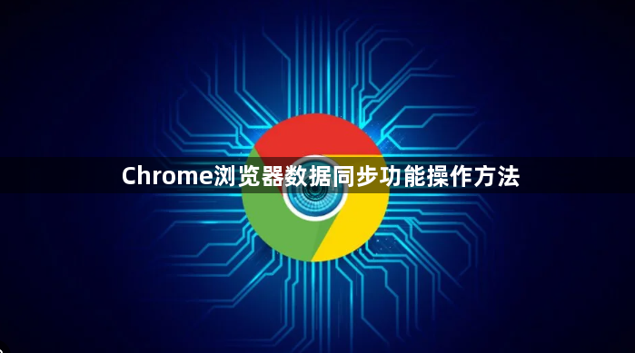 Chrome浏览器数据同步功能操作方法1