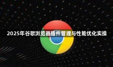2025年谷歌浏览器插件管理与性能优化实操1