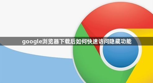 google浏览器下载后如何快速访问隐藏功能1