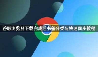 谷歌浏览器下载完成后书签分类与快速同步教程1