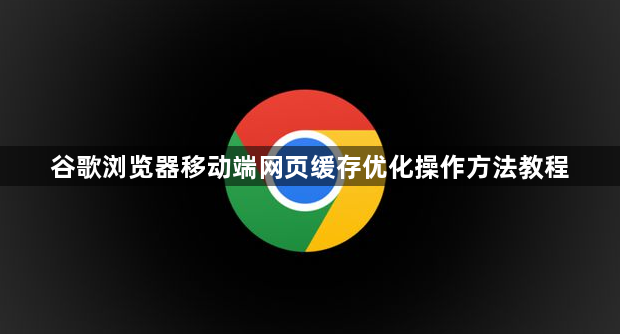 谷歌浏览器移动端网页缓存优化操作方法教程1