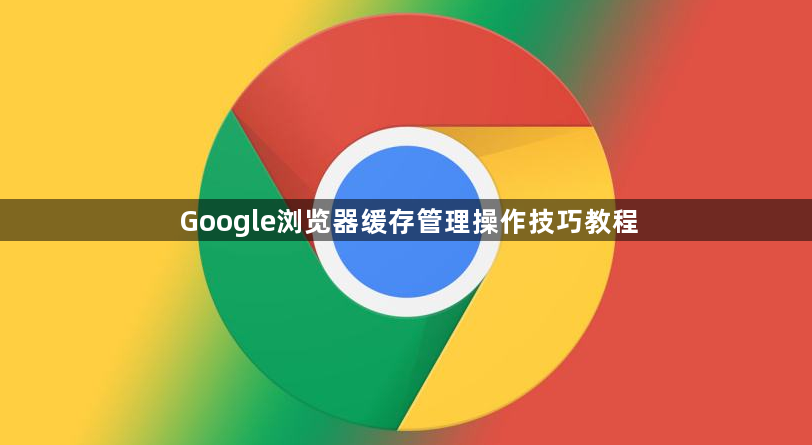 Google浏览器缓存管理操作技巧教程1
