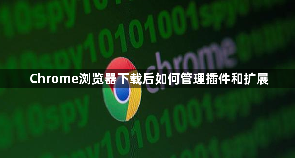 Chrome浏览器下载后如何管理插件和扩展1