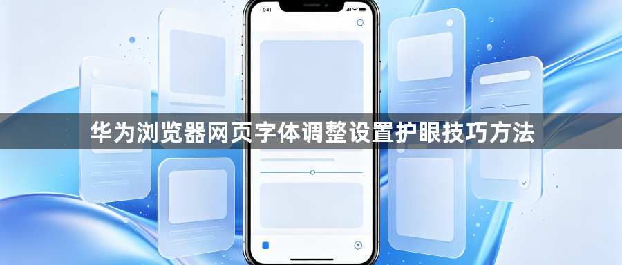 华为浏览器网页字体调整设置护眼技巧方法1