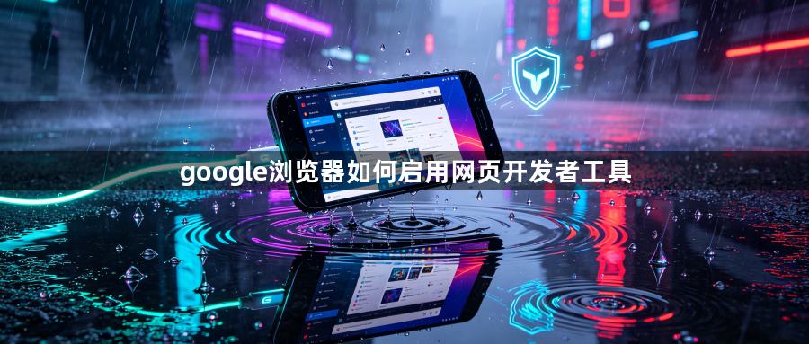 google浏览器如何启用网页开发者工具1
