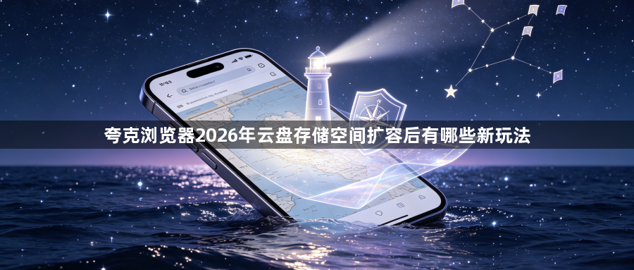 夸克浏览器2026年云盘存储空间扩容后有哪些新玩法1