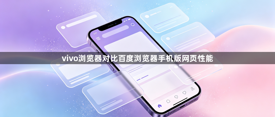 vivo浏览器对比百度浏览器手机版网页性能1