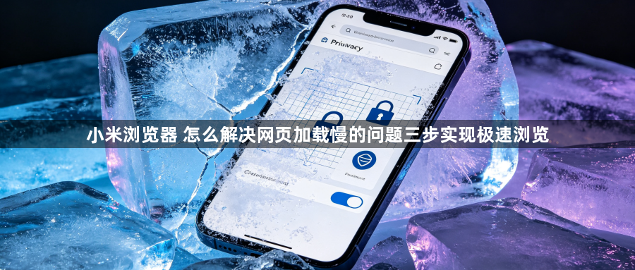 小米浏览器 怎么解决网页加载慢的问题三步实现极速浏览1