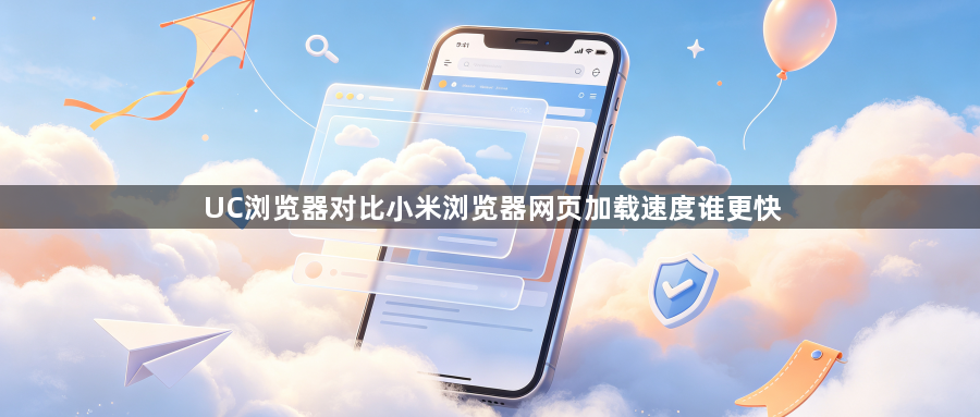 UC浏览器对比小米浏览器网页加载速度谁更快1