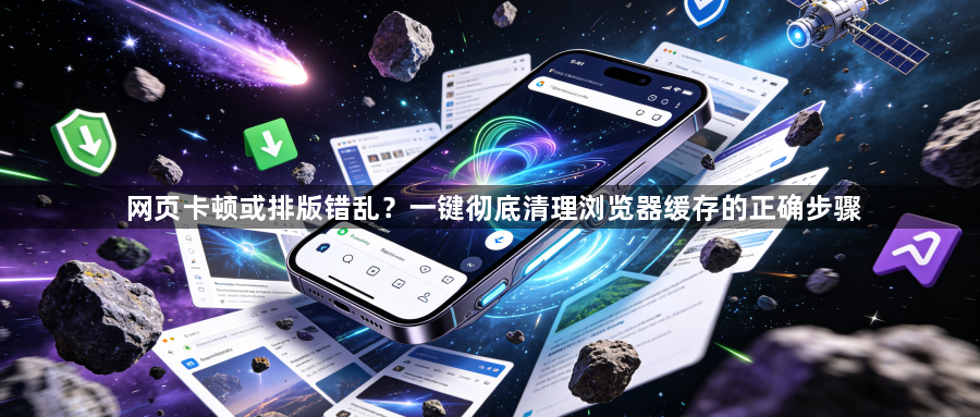 网页卡顿或排版错乱?一键彻底清理浏览器缓存的正确步骤1