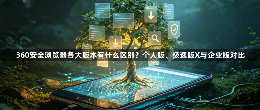 360安全浏览器各大版本有什么区别?个人版、极速版X与企业版对比1
