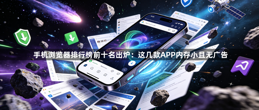 手机浏览器排行榜前十名出炉:这几款APP内存小且无广告1