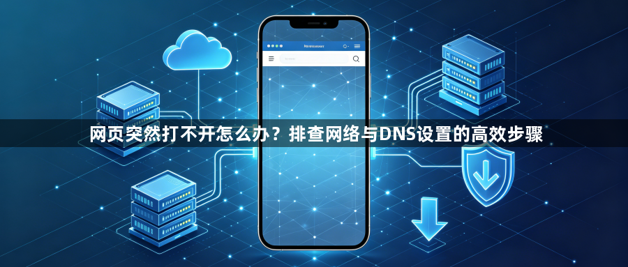 网页突然打不开怎么办？排查网络与DNS设置的高效步骤1