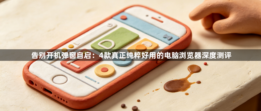 告别开机弹窗自启:4款真正纯粹好用的电脑浏览器深度测评1