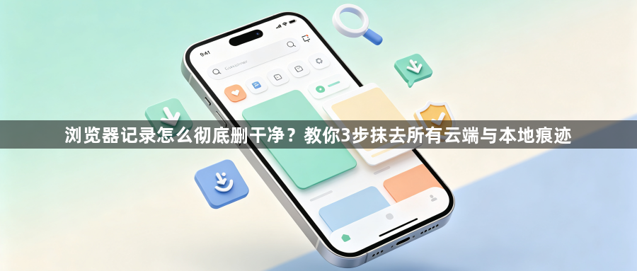 浏览器记录怎么彻底删干净？教你3步抹去所有云端与本地痕迹1