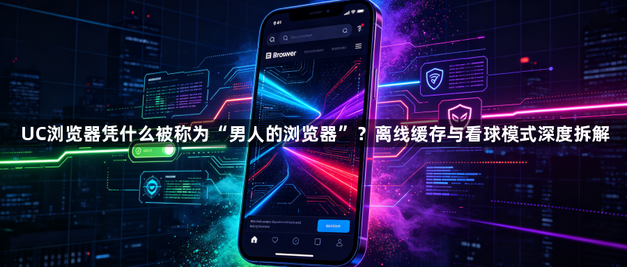 UC浏览器凭什么被称为“男人的浏览器”?离线缓存与看球模式深度拆解1