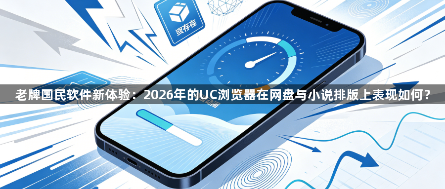 老牌国民软件新体验：2026年的UC浏览器在网盘与小说排版上表现如何？1