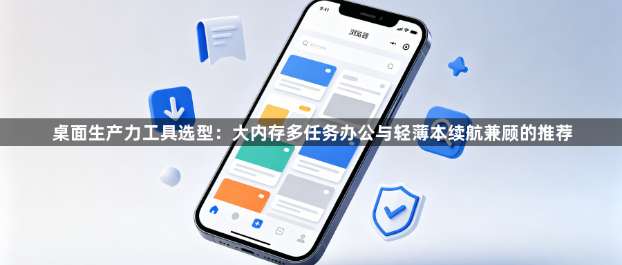 桌面生产力工具选型：大内存多任务办公与轻薄本续航兼顾的推荐1