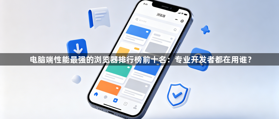 电脑端性能最强的浏览器排行榜前十名：专业开发者都在用谁？1
