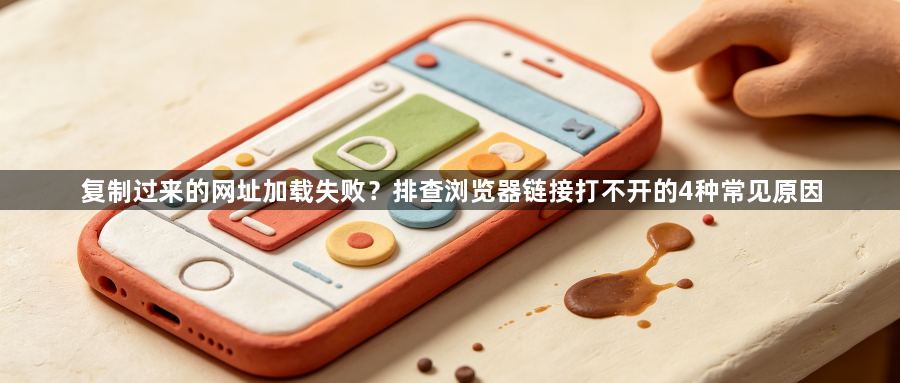 复制过来的网址加载失败?排查浏览器链接打不开的4种常见原因1