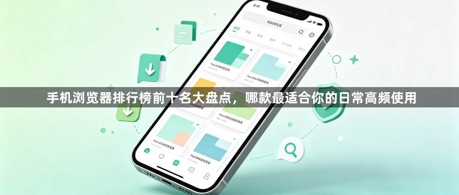 手机浏览器排行榜前十名大盘点,哪款最适合你的日常高频使用1