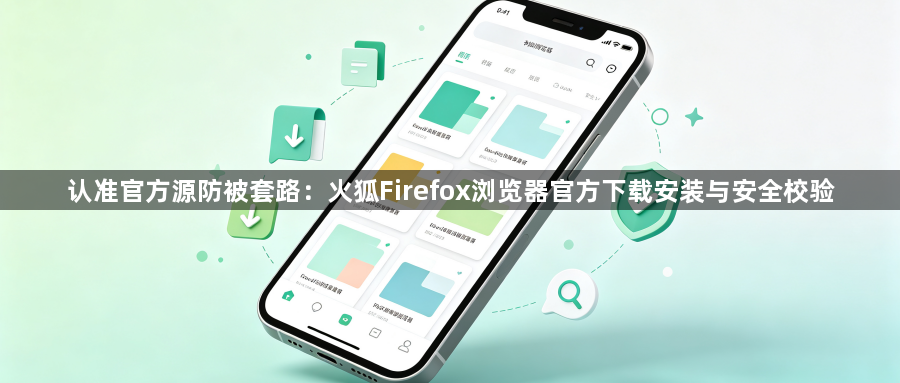 认准官方源防被套路:火狐Firefox浏览器官方下载安装与安全校验1