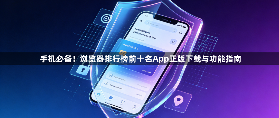 手机必备!浏览器排行榜前十名App正版下载与功能指南1