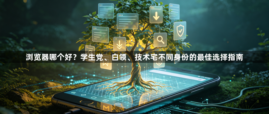 浏览器哪个好?学生党、白领、技术宅不同身份的最佳选择指南1