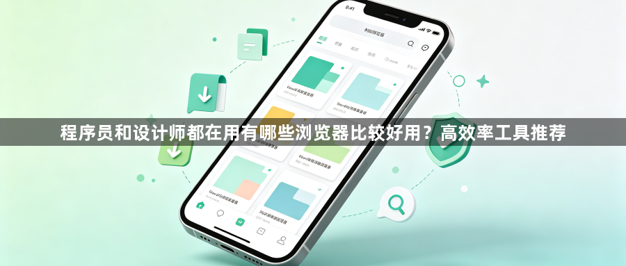 程序员和设计师都在用有哪些浏览器比较好用？高效率工具推荐1